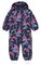 Detský overal Color Kids Coverall W. 2 ZIP AOP Pink Glo