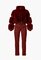Overal Goldbergh Lieke Ski Suit Vino Rosso