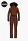 Overal Goldbergh Parry Long Ski Suit Faux Border Deep Mocha