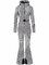 Overal Perfect Moment Tignes Ski Suit Warped Star Print Black/Snow White