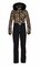 Zimný overal Goldbergh Lynx Jumpsuit Real Fox Fur Jaguar