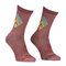 Ponožky Ortovox W's Alpine Light Compression Mid Socks Wild Rose