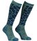 Lyžiarske ponožky Ortovox Ski Tour Compression Long Socks Deep Ocean
