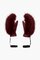 Rukavice Goldbergh Hill Mittens Vino Rosso