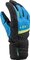 Detské rukavice Leki Max Junior Black/Royal Lime