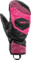Lyžiarske rukavice Leki WCR Venom 3D Junior Mitt Black/Pink