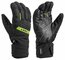 Lyžiarske rukavice Leki Space GTX Black-Lime