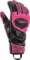 Lyžiarske rukavice Leki WCR Venom SL 3D Black/Pink