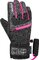 Lyžiarske rukavice Reusch Leo R-TEX® XT Black/Black Melange/Pink Glo