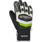 Lyžiarske rukavice Reusch Race Rec 18 SC Black/White/Neon Green