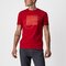 Tričko Castelli Maurizio Tee Red/Silver Gray/Black