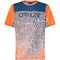 Tričko Oakley Maven Coast SS Jersey Distorted Frogskin Black/Orange