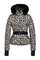 Lyžiarska bunda Goldbergh WILD Ladies Real Fox Fur Leopard