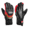 Lyžiarske rukavice Leki Worldcup Race Coach Flex S Junior RedITC Black/ Red 18/19