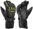 Lyžiarske rukavice Leki Race Coach C-Tech S JR Black/ Ice/ Lemon 19/20