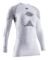 Dámske funkčné tričko X-Bionic Invent 4.0 Shirt Round Neck LG SL WMN White/Black