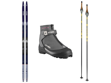 Bežecký set na klasiku Atomic Savor 48 Skintec + Atomic Savor 35 W + Swix Infinity