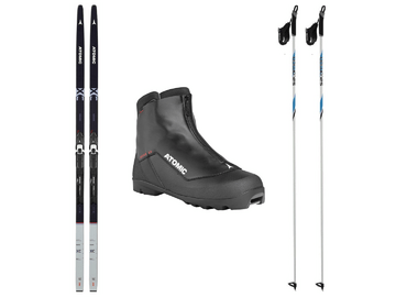 Bežecký set na klasiku Atomic Savor XC + Atomic Savor 25 + Salomon R 20