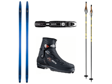 Bežecký set na backcountry Rossignol BC 65 + Rossignol BC Auto XC  + Alpina Outlander + Swix Infinity Touring