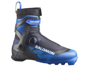 Topánky na bežky Salomon Equipe PRO Skate BOA Black/Race Blue