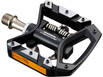 Pedále Shimano Treking T8000 SPD čierne jednostranné + zar. SM-SH56