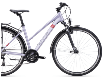 Bicykel CTM Bora 1.0 Trek Matná Svetlofialová Perleť 2024