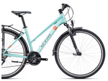 Bicykel CTM Bora 1.0 Trek Matná Tyrkysová 2024