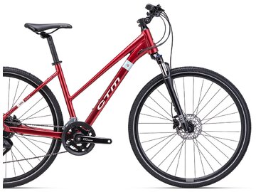 Bicykel CTM Bora 2.0 Matná Tmavočervená Perleť / Hologram 2025