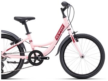 Bicykel CTM Ellie Matná Svetloružová Perleť / Burgundy 2025