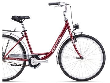 Bicykel CTM Olivia 1.0 Bordová Perleť / Strieborná 2025