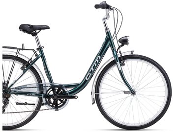 Bicykel CTM Olivia 2.0 Tmavozelená Perleť / Strieborná 2025