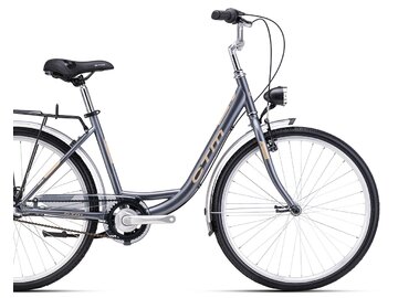 Bicykel CTM Olivia 3.0 Matná Tmavosivá / Zlatá 2025