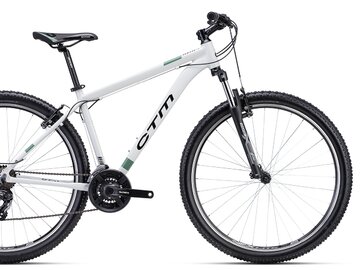 Bicykel CTM Rein Betónová Biela / Tmavozelená 2023