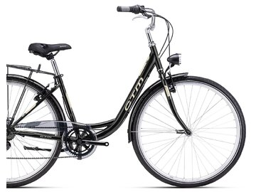 Bicykel CTM Rita 2.0 Matná Čierna / Svetlozlatá 2025