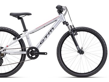 Bicykel CTM Rocky 2.0 Matná Strieborná / Tmavočervená 2025