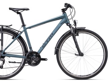 Bicykel CTM Stark 1.0 Trek Matná Sivomodrá 2023