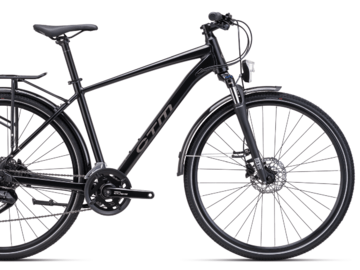 Bicykel CTM Stark 1.0 Trek Matná Čierna / Sivohnedá 2025