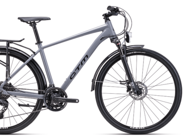 Bicykel CTM Stark 2.0 Trek Tmavá Sivá / Čierna 2025