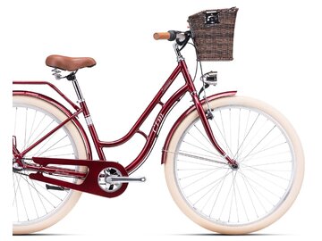 Bicykel CTM Summer 28 Bordová Perleť / Strieborná 2025