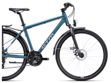 Bicykel CTM Tranz 2.0 Trek Matná Modrosivá 2024