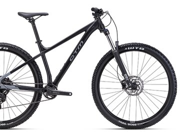 Bicykel CTM Zephyr Comp Lesklá Tmavosivá / Matná Čierna 2025