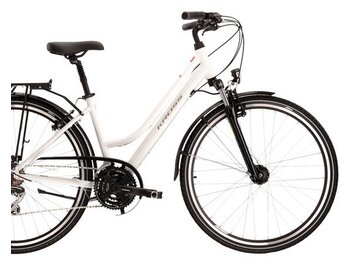 Bicykel Kross Trans 3.0 Lady White/Gray Gloss 2022