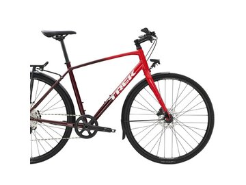 Bicykel Trek FX 3 Disc Equipped Viper Red to Cobra Blood Fade 2023
