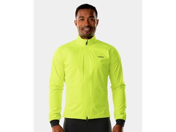 Cyklistická bunda ﻿Trek Circuit Rain Cycling Jacket Rádioaktívna Žltá