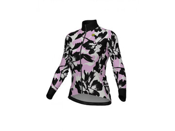 Cyklistický dres ALÉ FLOWER PR-E LS Lady Jersey Flower