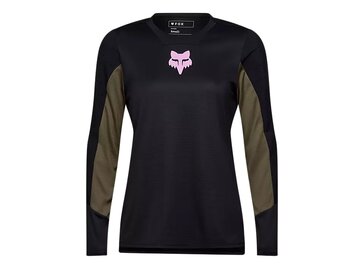 Cyklistický dres Fox Racing W Defend Ls Jersey Park Black