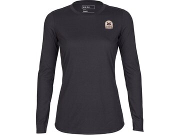 Cyklistický dres Fox Racing W Ranger Dr Ls Jersey Black