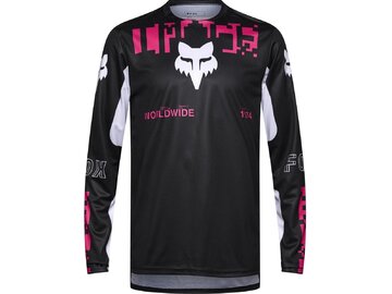Cyklistický dres Fox Racing Ranger Ls Jersey Digi Image Black