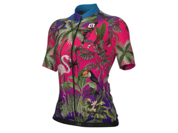 Cyklistický dres ALÉ Guyana PR-E Pink