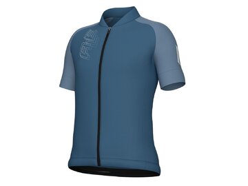 Cyklistický dres ALÉ Kid Follow Me Steel Blue